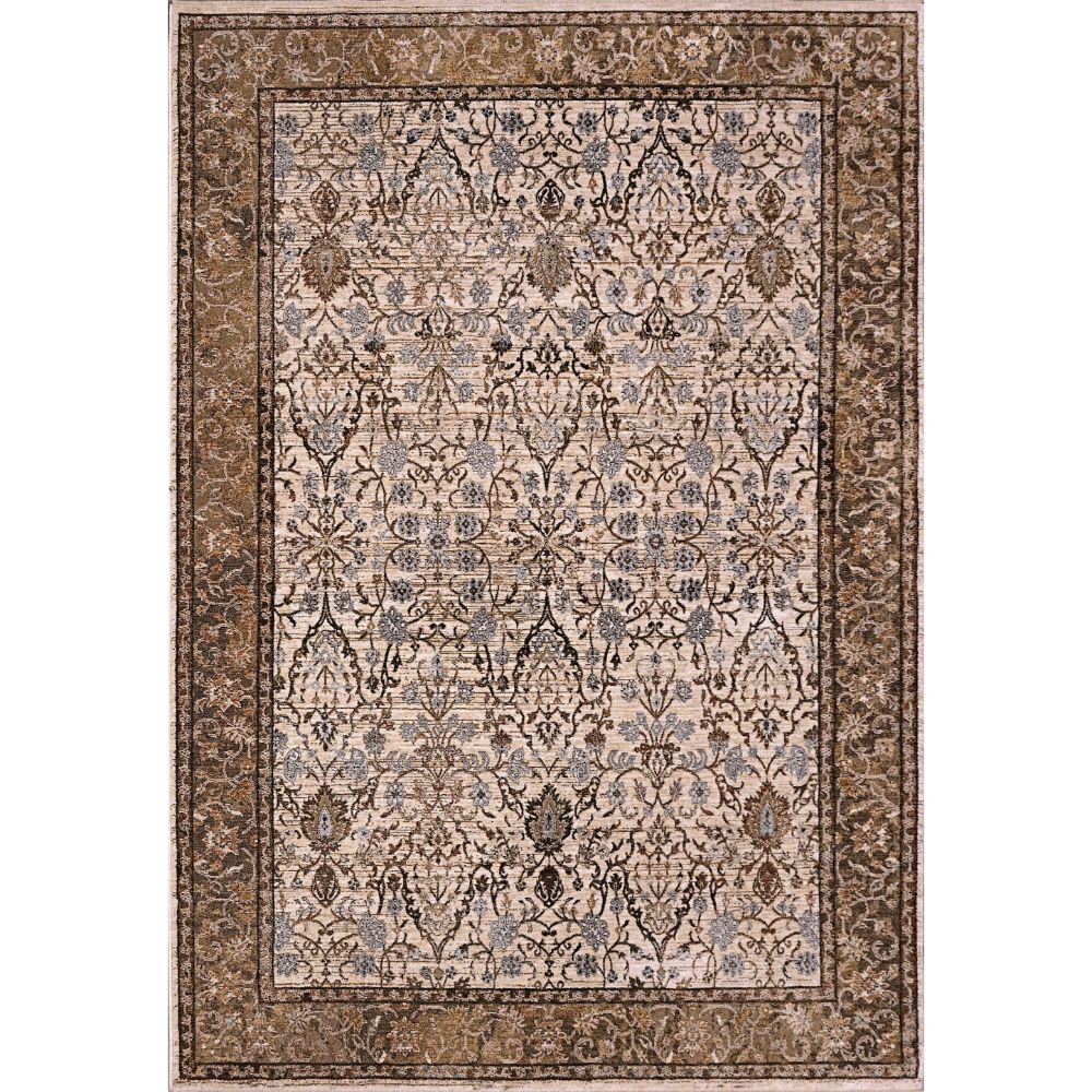 Dynamic Rugs 5702-801 Cullen 7.10 Ft. X 10.8 Ft. Rectangle Rug in Brown/Ivory 